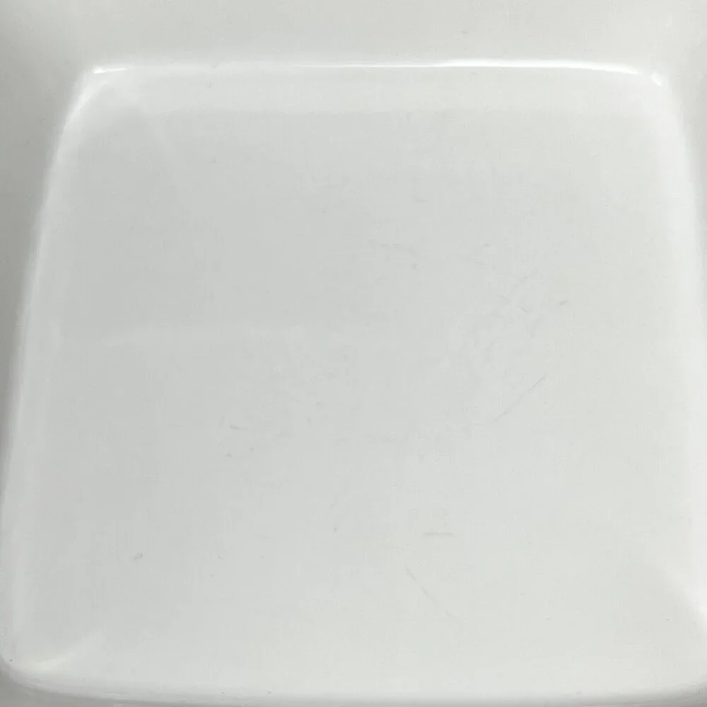 Oven Proof Japan Square Ribbed‎ Baking Dish Ramekin White 6